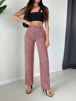 Pantaloni A Gamba Dritta Per Donne