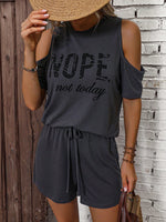 Maglietta & con nodo frontale Shorts