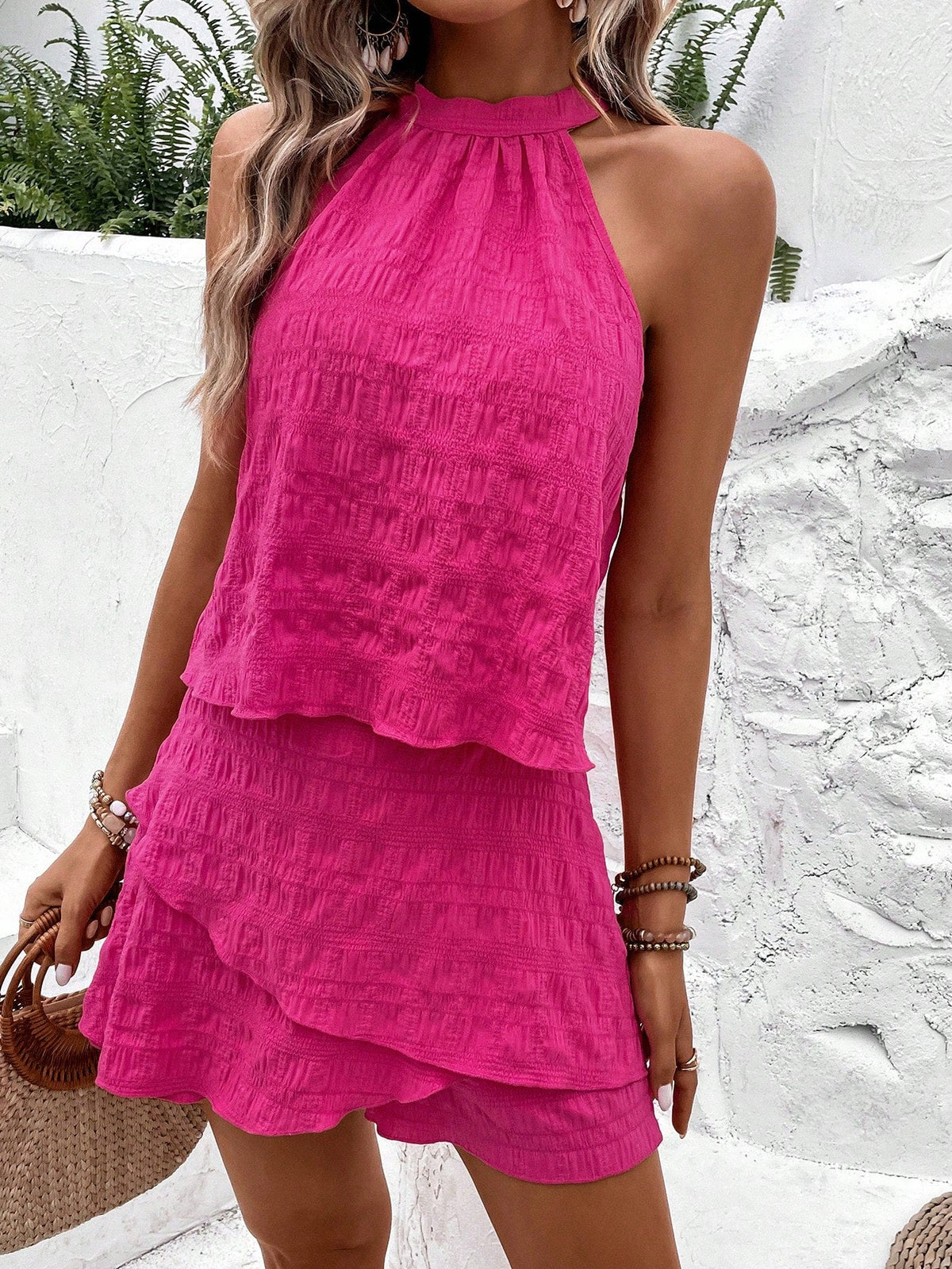 Camicetta & con bordo a volant Skort