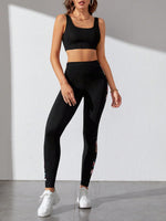 Leggings con stampa floreale con vita elastica