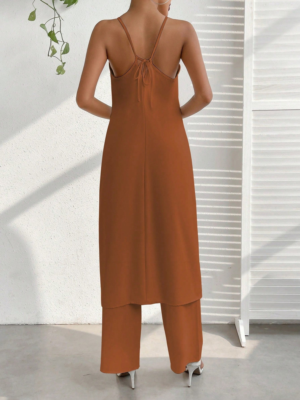 Set Abbigliamento Da Donna A Tinta Unita