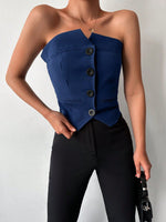 Top a fascia con bottone frontale