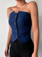 Top a fascia con bottone frontale