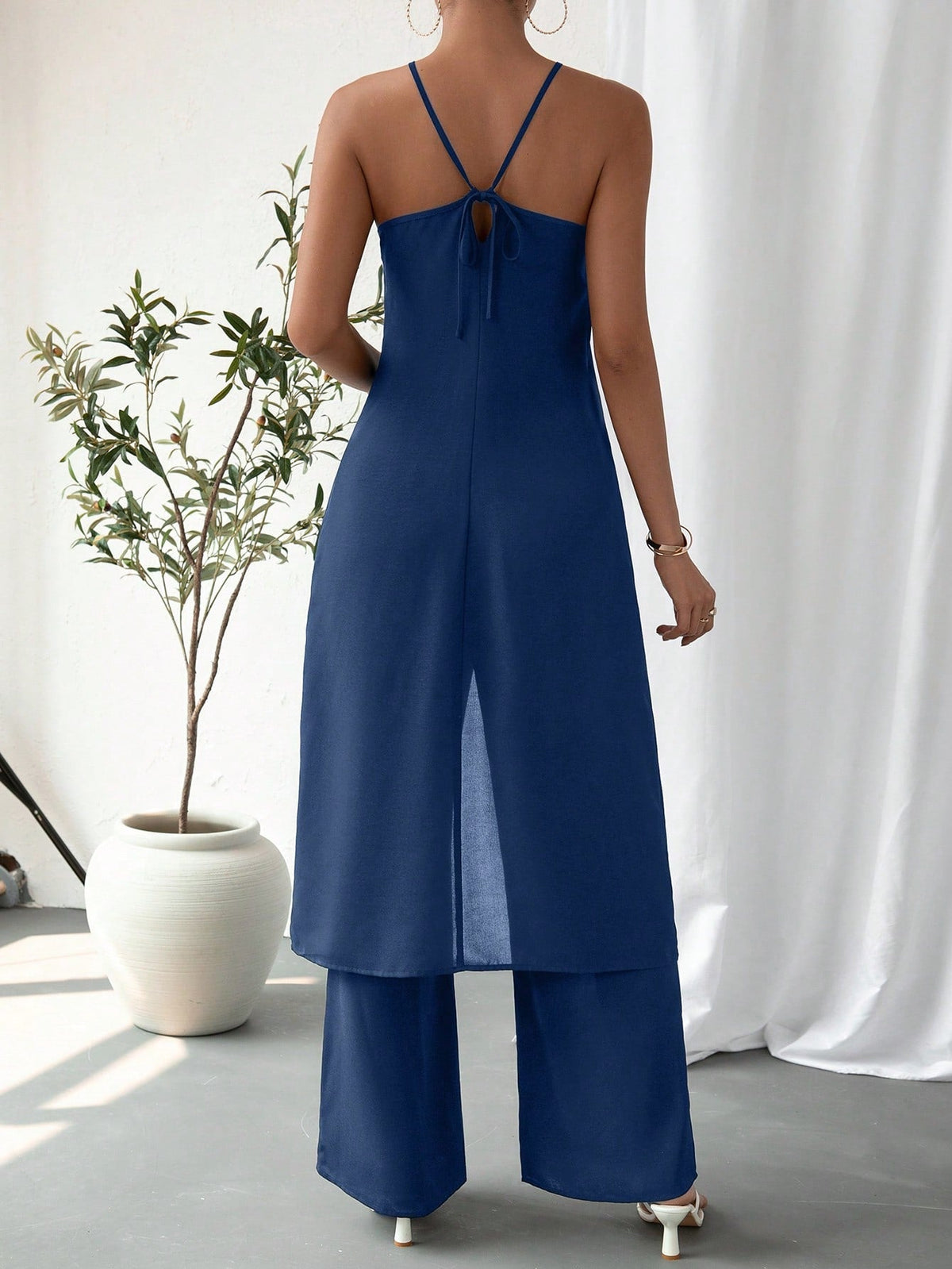 Set Abbigliamento Da Donna A Tinta Unita