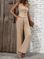 Gilet giacca & Pantaloni a gamba larga