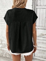 Maglietta Donna A Maniche Corte Batwing Tinta Unita