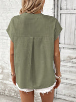 Maglietta Donna A Maniche Corte Batwing Tinta Unita