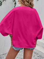 Camicia Casual Con Bottoni Frontali E Collo In Tessuto Testurizzato