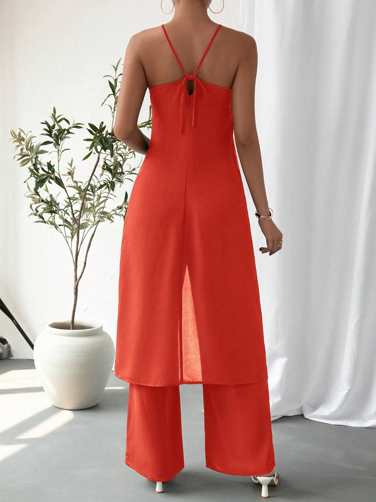 Set Abbigliamento Da Donna A Tinta Unita