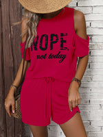 Maglietta & con nodo frontale Shorts