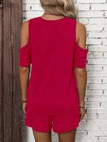 Maglietta & con nodo frontale Shorts