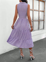 Abito trapezio a righe