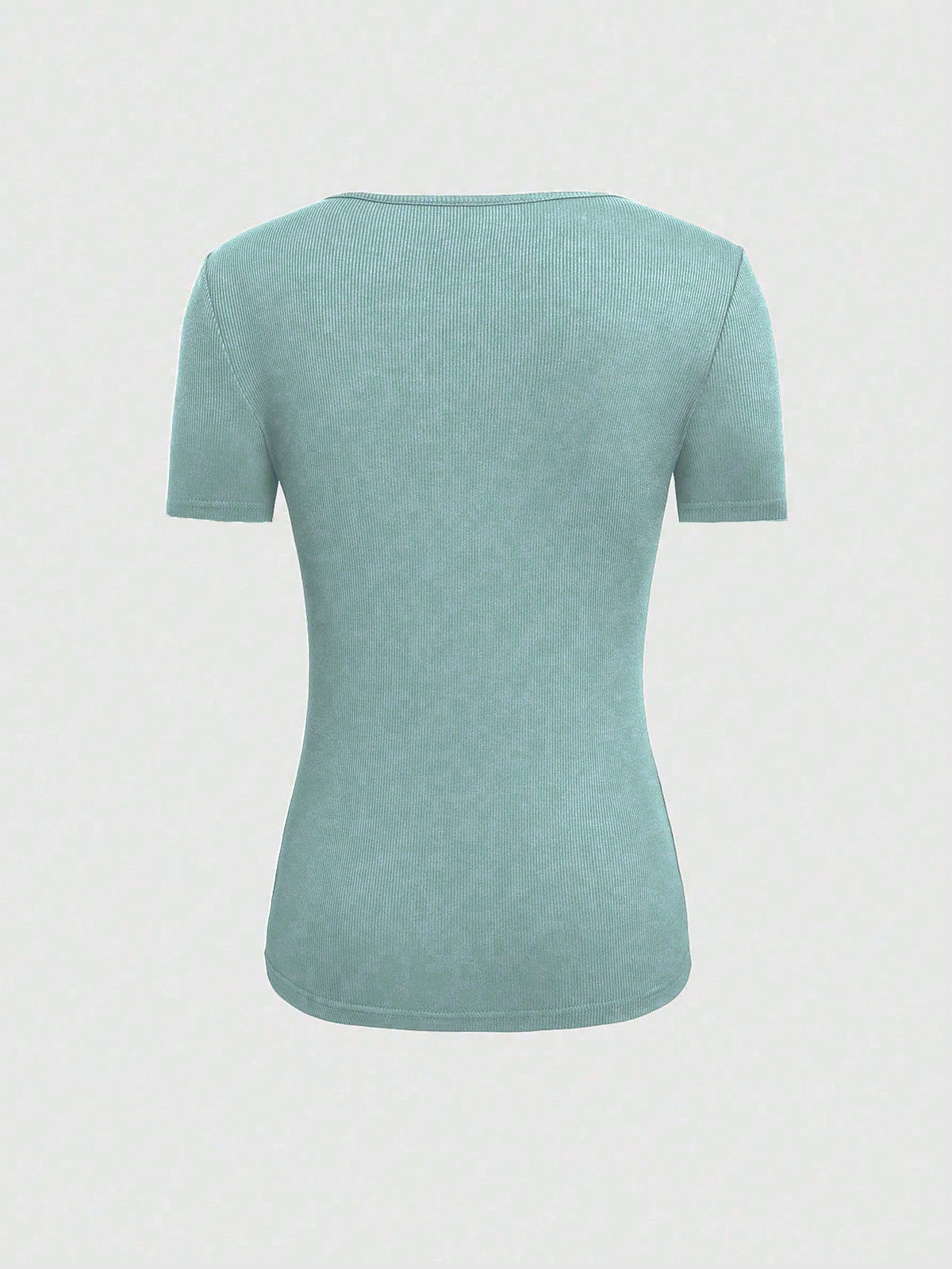 Maglietta A Maniche Corte Con Collo Tondo E Vuoto Per Donne