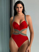 Costume intero push-up scavato