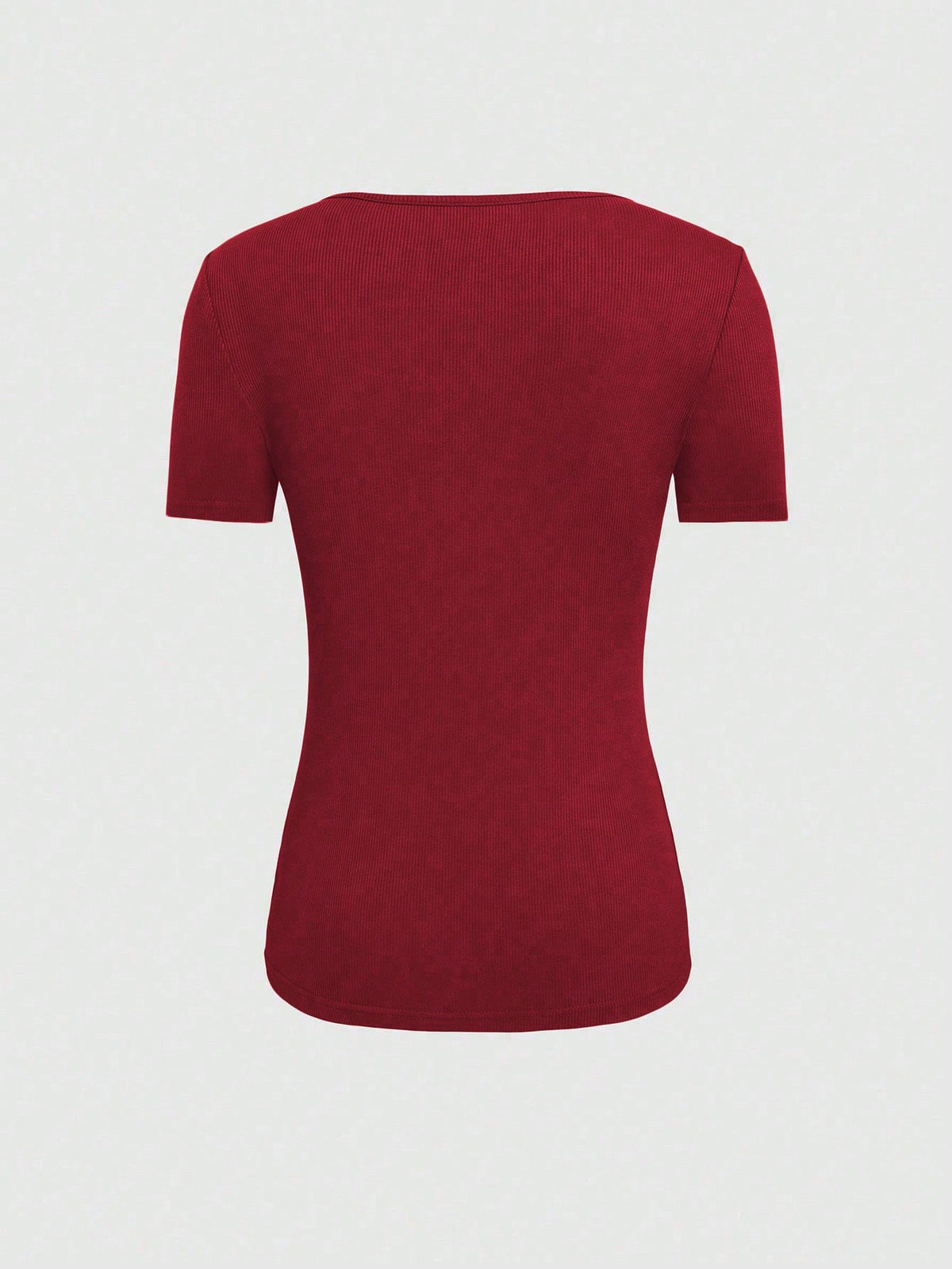 Maglietta A Maniche Corte Con Collo Tondo E Vuoto Per Donne