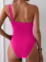 Costume Da Bagno Intero A Fascia Senza Spalline Elegante Monocolore Estivo Per Donne In Spiaggia