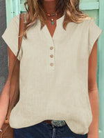 Maglietta Donna A Maniche Corte Batwing Tinta Unita