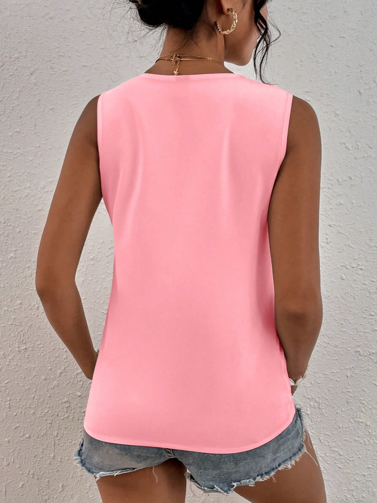 Camicetta pannello in pizzo guipure