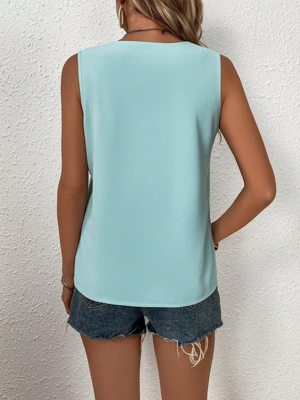 Camicetta pannello in pizzo guipure