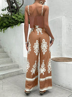 Tuta Larga A Stampa Floreale