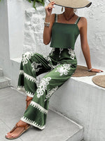 Tuta Larga A Stampa Floreale