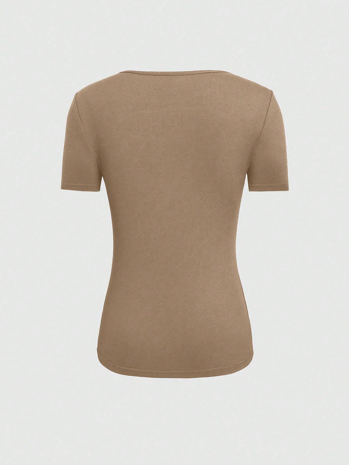Maglietta A Maniche Corte Con Collo Tondo E Vuoto Per Donne