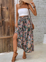 Gonna Da Spiaggia Stampata In Stile Boho