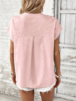 Maglietta Donna A Maniche Corte Batwing Tinta Unita