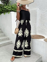 Tuta Larga A Stampa Floreale