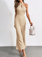 Salopette Senza Maniche A Collo Alto In Maglia Per Donne