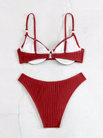 Bikini De Punto De Costilla S—lido