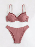 Bikini De Punto De Costilla S—lido