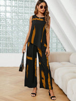 Canotta E Pantaloni Larghi Con Tasche Set Di 2 Pezzi