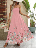 Abito tubo con stampa floreale