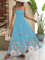 Abito tubo con stampa floreale