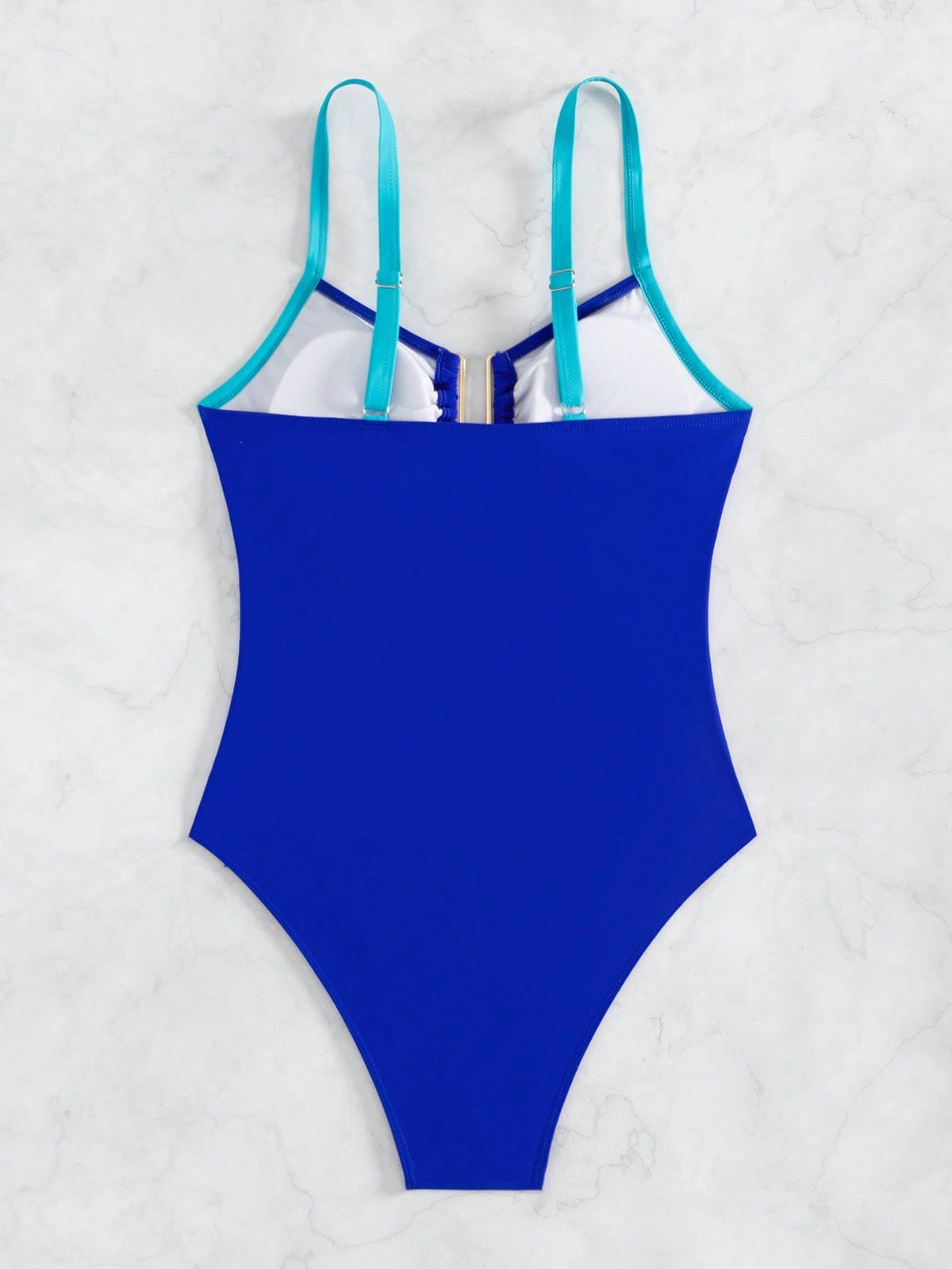 Costume Da Bagno Intero Donna Con Stampa Leopardo E Spalline Sottili