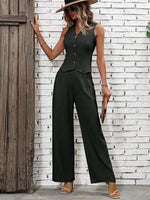 Gilet giacca & Pantaloni a gamba larga