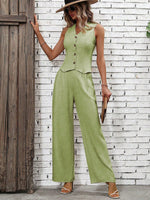 Gilet giacca & Pantaloni a gamba larga