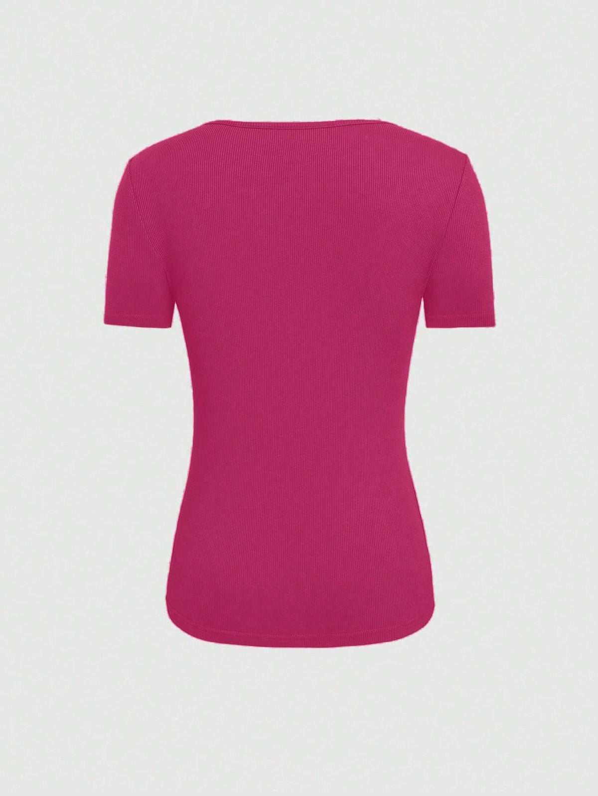 Maglietta A Maniche Corte Con Collo Tondo E Vuoto Per Donne