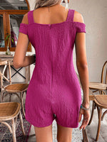 Salopette Per Donna Con Maniche Scoperte E Tasca