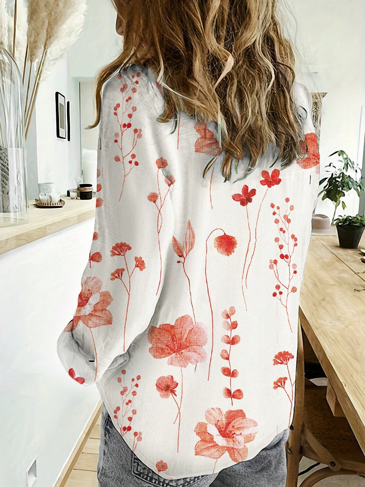 Maglietta a manica lunga stampata Europea e Americana 2024