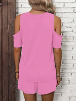 Maglietta & con nodo frontale Shorts