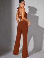 Tuta Elegante Senza Maniche Con Decorazioni