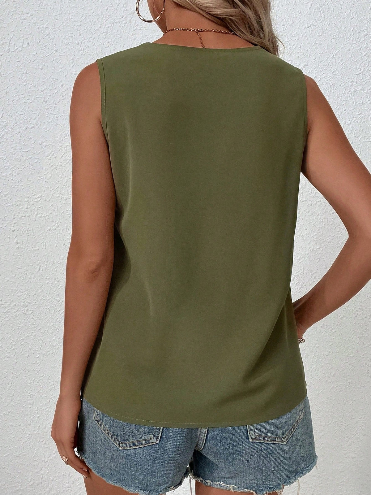 Camicetta pannello in pizzo guipure