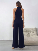 Salopette Senza Maniche A Collo Alto In Maglia Per Donne