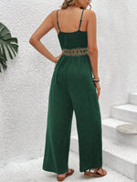 Salopette Da Donna Con Spalline Sottili In Pizzo E Cintura In Vita