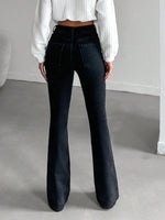 Jeans a zampa solidi