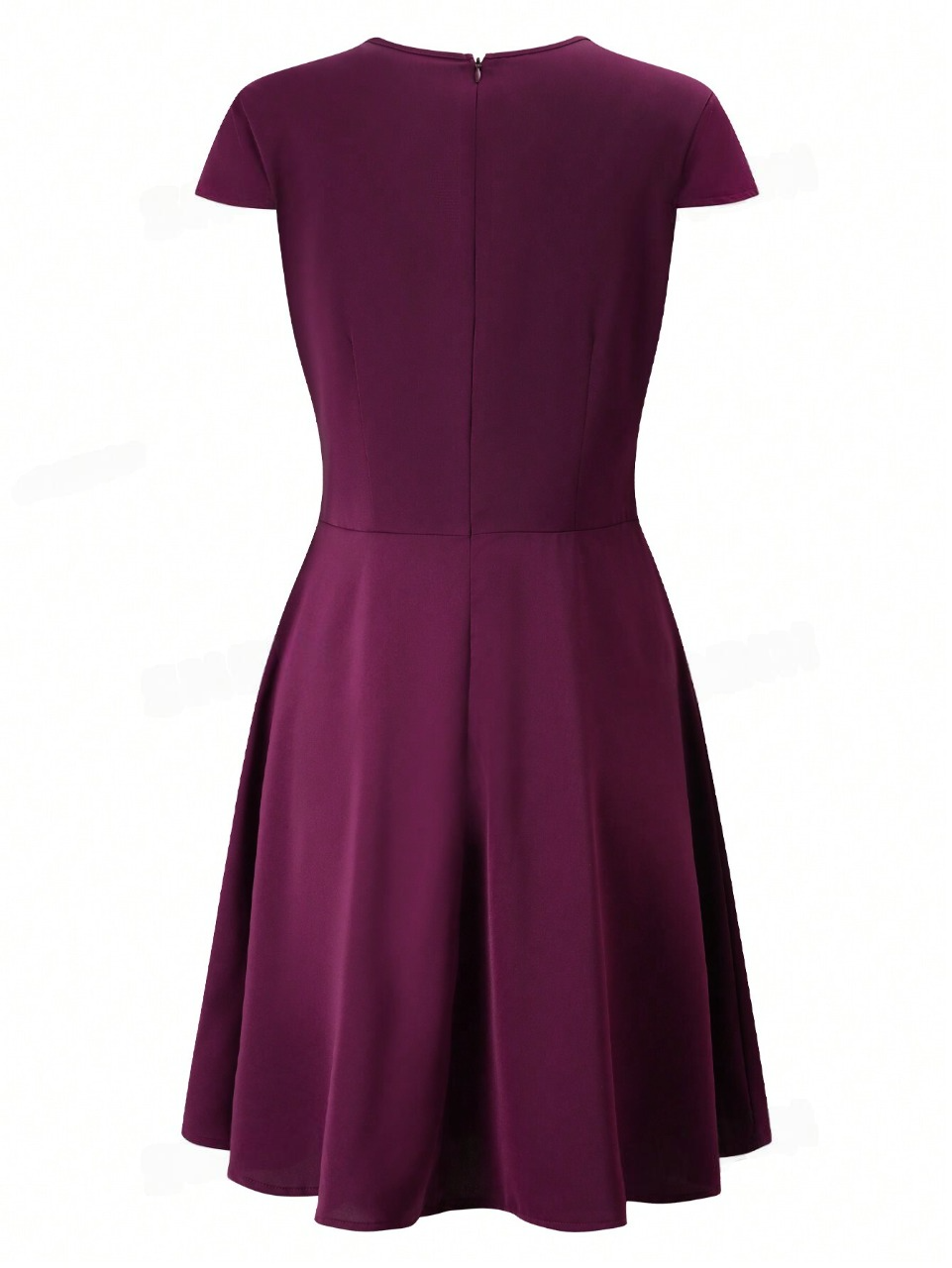 Vestito A Balze Con Scollo A Cuore