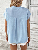 Maglietta Donna A Maniche Corte Batwing Tinta Unita