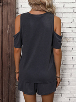 Maglietta & con nodo frontale Shorts